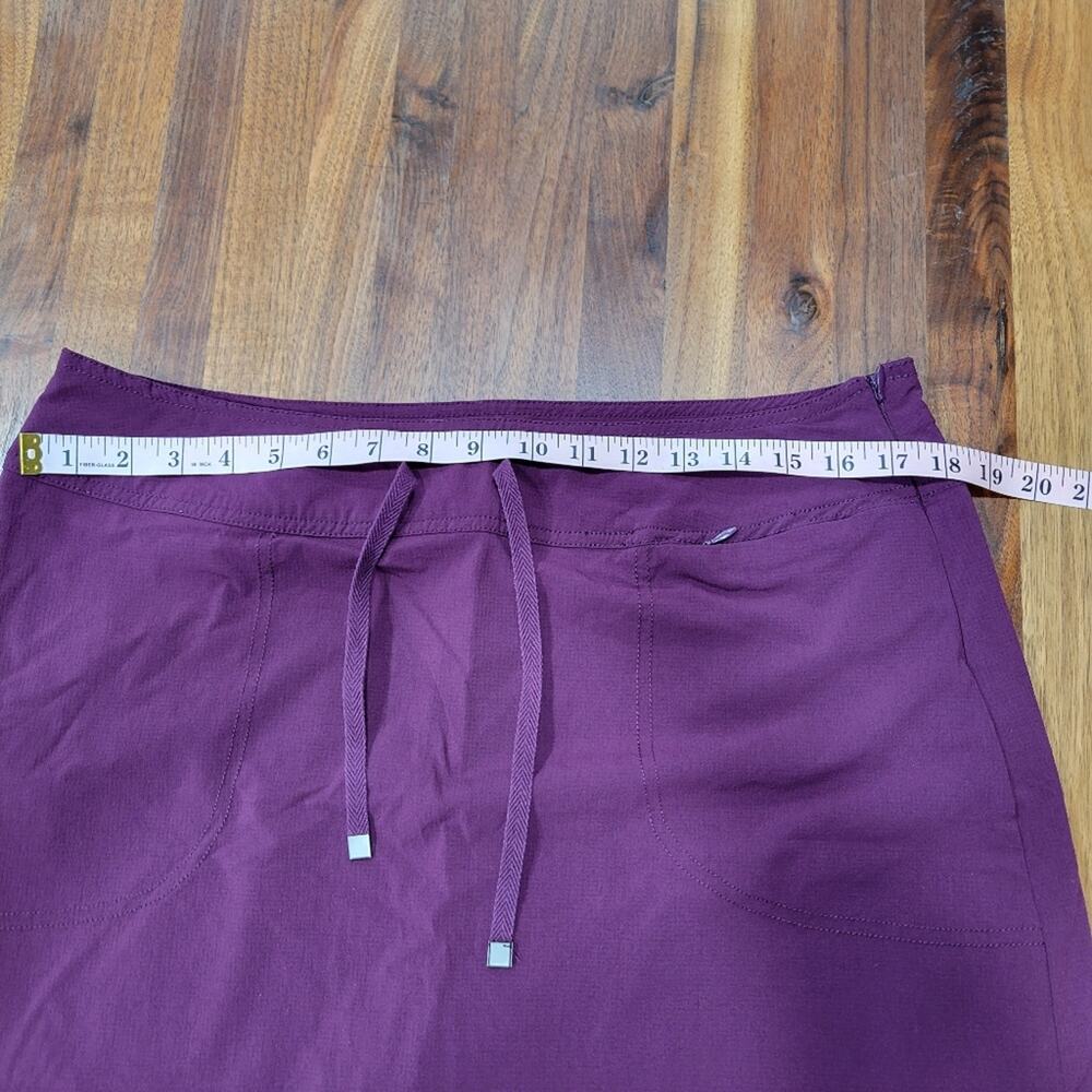 Green Tea Skort Skirt Side Zip Pockets Size XXL - Picture 8 of 10